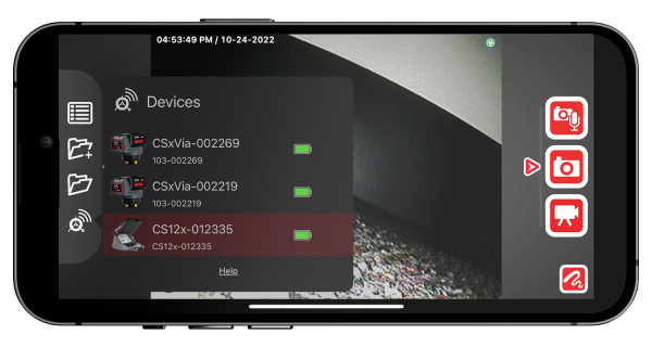Connected CSx Device on HQx Live