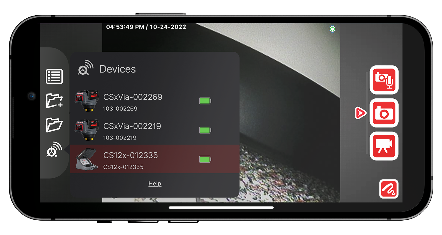 Connected CSx Device on HQx Live