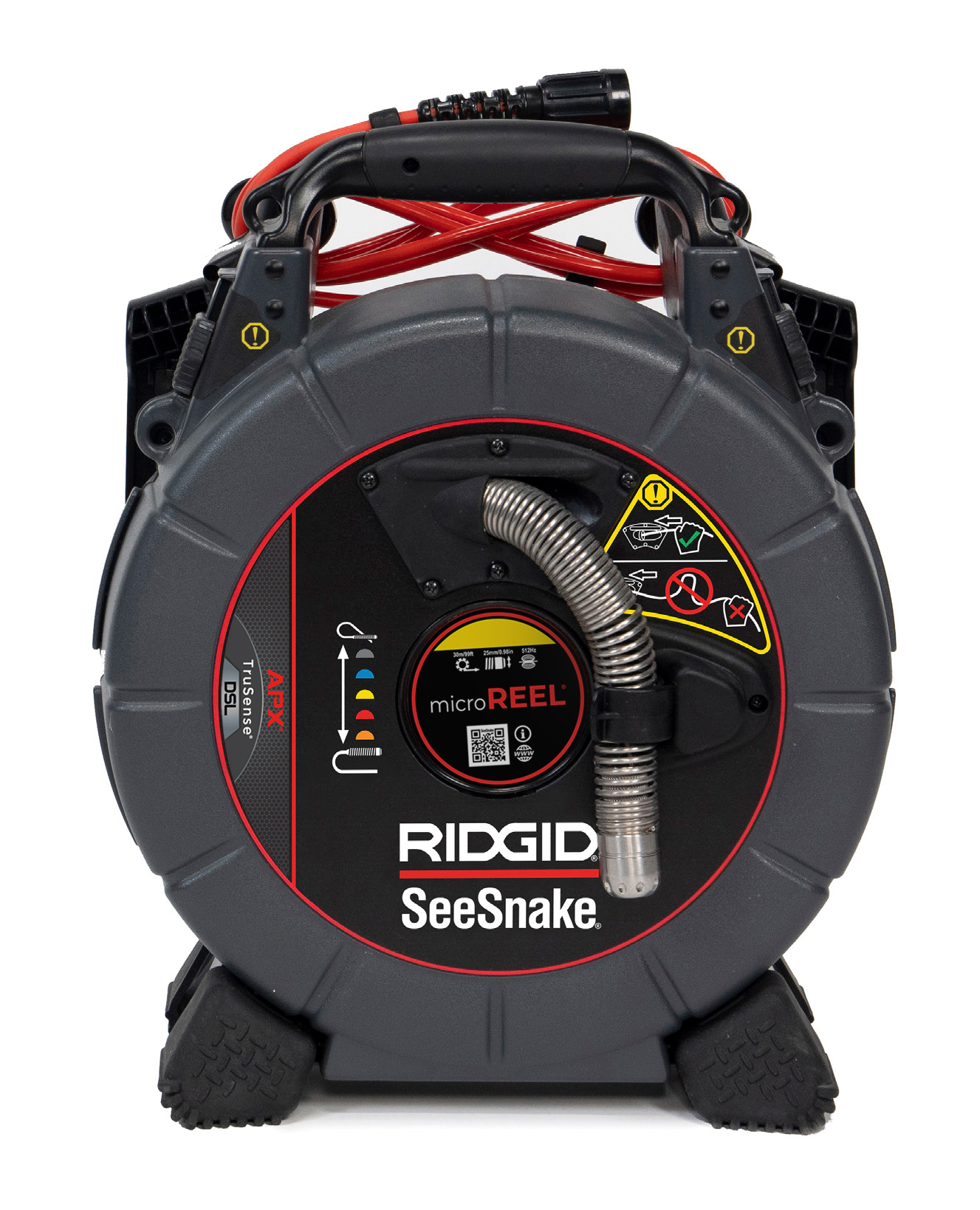 microREEL APX DSL Front Facing | SeeSnake microREEL APX DSL